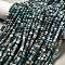 Natural Apatite Beads Strands, Faceted Round, 4mm, Hole: 0.5mm, about 138pcs/strand, 15.35 inch(39cm)