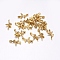 Tibetan Style Links Connectors, Cadmium Free & Nickel Free & Lead Free, Branch, Antique Golden, 17x9.5x3mm, Hole: 1mm