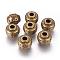 CCB Plastic Beads, Column, Antique Bronze, 18x14mm, Hole: 2mm
