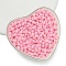 Acrylic Imitation Pearl Beads, Teardrop, Irregular, Opaque, Flamingo, 5x5x4mm, Hole: 1.4mm