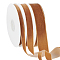3 Rolls 3 Styles Single Face Velvet Ribbon, for Bowknot Making, Gift Decoration, Camel, 3/8~1 inch(10~25mm), 1 roll/style