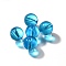 K9 Glass, Imitation Austrian Crystal Beads, Round, Dodger Blue, 5.5x6mm, Hole: 1.2mm