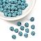 Polymer Clay Rhinestone Beads, Pave Disco Ball Beads, Grade A, Aquamarine, PP9(1.5.~1.6mm), 6mm, Hole: 1.2mm