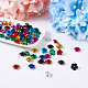 Fashewelry 300шт 10 цвета алюминиевые кабошоны MRMJ-FW0001-02-7