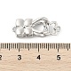 Замки из латуни с микропейвом и прозрачным фианитом KK-U059-16P-3
