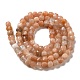 Natural Multi-Moonstone Beads Strands G-M426-B01-01-3