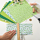 7 pieza de tela de algodón estampada.&nbsp;DIY-CY0002-16B-3