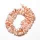 Natural Sunstone Chip Beads Strands G-E271-88-2
