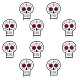10шт. силиконовые бусины в виде черепа JX889A-1