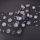 Сетчатые ленты со снежинками в стиле деко OCOR-P010-G15-7