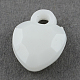 Opaque Acrylic Heart Charms SACR-R795-M-2