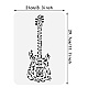 Stencil per chitarra benecreat DIY-WH0422-0021-2
