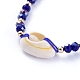 Bracelets de perles de nylon tressés réglables BJEW-JB05211-02-4