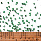 ガラスシードビーズ  不透明な色の種  DIYジュエリー作成用の小さなクラフトビーズ  ラウンド  淡緑色  4mm  穴：1.5mm  約4500個/ポンド SEED-A010-4mm-47-3