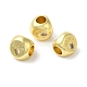 Perline europee di micro pavé di zirconi cubici in ottone placcato a cremagliera KK-F854-02G-02-3