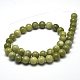 Naturels chinois perles de jade brins G-F363-10mm-5