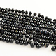 Chapelets de perles rondes en verre peint de cuisson DGLA-Q014-12mm-03-1