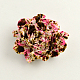 Flower Spray Painted Resin Cabochons CRES-R138-04-1