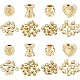 BENECREAT 48Pcs 4 Style 18K Gold Plated Alloy Beads FIND-BC0002-72-1