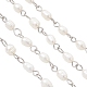 Цепочки ручной работы из натурального культивированного пресноводного жемчуга&nbsp;AJEW-JB01586-02-3