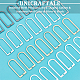 Unicraftale 32pcs 4 couleurs 304 pendentifs en acier inoxydable STAS-UN0038-93-5