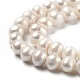 Fili di perle di perle d'acqua dolce coltivate naturali PEAR-L033-25-01-2