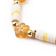 Verstellbarer Nylonfaden geflochtene Perlen Armbänder BJEW-JB06140-3