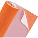 Benecreat 15.7x78.7 (40cmx2m) doublure d'étagère orange en tissu de feutre auto-adhésif pour la fabrication de costumes de bricolage et le bâton de tissu de boîte de tiroir de bijoux DIY-WH0146-04G-3