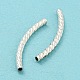 925 Sterling Silver Tube Beads STER-Q191-01C-S-3