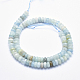 Chapelets de perles en aigue-marine naturelle G-K256-58B-2