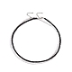 2 Stück 2 Farben schwarz-weißes Glas-Samenperlen-Halsketten-Set NJEW-FZ00003-1