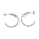 Ion Plating(IP) 304 Stainless Steel Stud Earrings EJEW-P191-33-2
