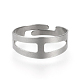 Ajustable 304 bases del anillo de dedo del acero inoxidable X-STAS-R094-18-2