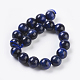 Natürlichen blauen Tigerauge Perlen Stränge G-G099-10mm-13-2