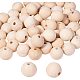 PandaHall Elite about 200 pcs 18mm Natural Unfinished Wood Spacer Beads Round Ball Wooden Loose Beads for Bracelet Pendants Crafts DIY Jewelry Making WOOD-PH0008-50-1