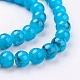 Spray Painted Glass Bead Strands GLAD-S075-6mm-70-3