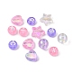 4 Style 2 Colors Transparent Acrylic Beads DIY-FS0002-49-2