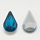 Cabujones de cristal con rhinestone RGLA-T082-5x8mm-14-2