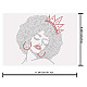 Женщина с короной стекло горный хрусталь исправление DIY-WH0303-021-2