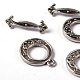 Tibetan Style Alloy Toggle Clasps X-LF1081Y-2