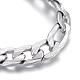 304 Stainless Steel Figaro Chain Bracelets BJEW-L634-08P-2