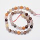 Faceted Natural Rutilated Quartz Round Bead Strands G-I157-02-8mm-2