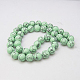 Chapelets de perles en turquoise synthétique TURQ-H038-10mm-XXS19-1