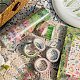 Floral Theme Pattern Paper Adhesive Tape TAPE-PW0004-004-2