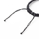 Conjuntos de pulseras de cordón trenzado de cordón de nylon ajustable BJEW-JB06215-6