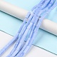 Synthetic Blue Lace Agate Beads Strands G-M401-B01-2