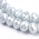 Chapelets de perles en verre électroplaqué EGLA-D020-8x5mm-47-3
