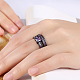 Trendy Brass Stackable Finger Ring Sets RJEW-BB17762-8B-7