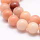 Rosa naturale fili di perle avventurina X-G-P257-05-10mm-3