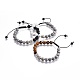 Natural Mixed Stone Braided Bead Bracelets BJEW-JB04128-1
